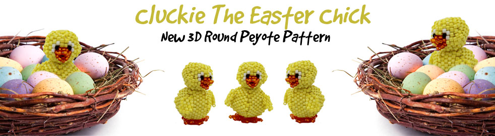 Cluckie The Chick Bead Pattern