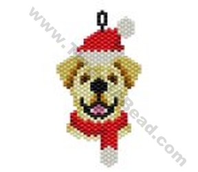 santa earring pattern