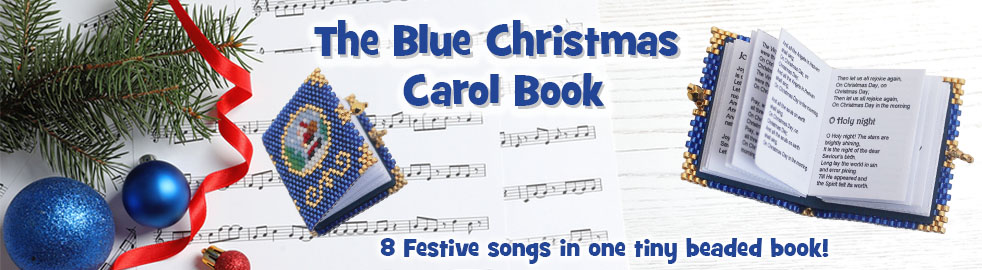 The Little Beaded Blue Book of Christmas Carols