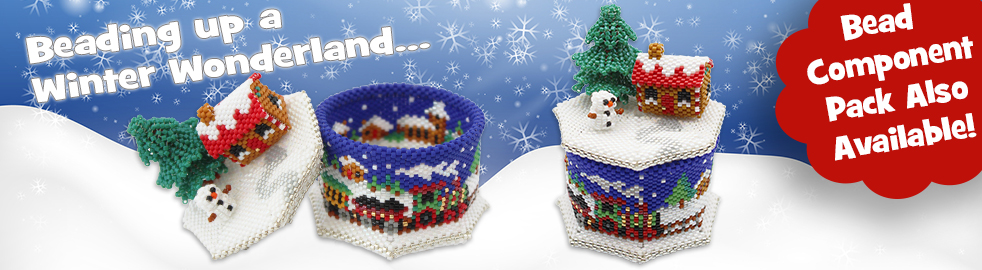 ThreadABead Winter Wonderland Trinket Box Bead Pattern