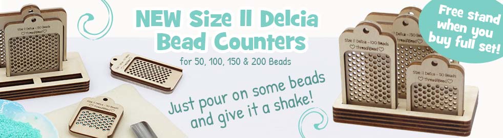 ThreadABead Bead Counter for 100 Size 11 Delica Beads