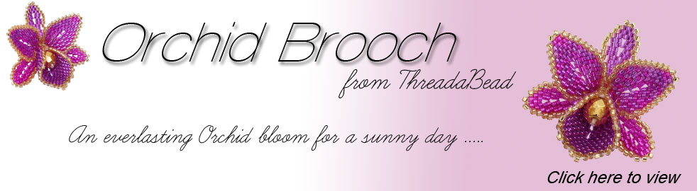 Orchid Brooch Bead Pattern